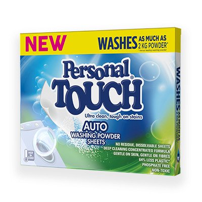 Personal Touch Washing Powder Sheets