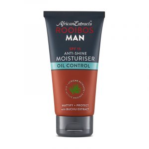 Read more about the article African Extracts Rooibos Man Oil Control SPF15 Anti-Shine Moisturiser 75ml