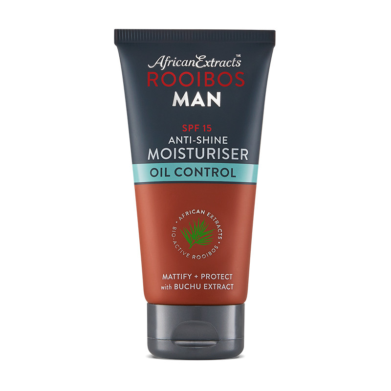 Read more about the article African Extracts Rooibos Man Oil Control SPF15 Anti-Shine Moisturiser 75ml