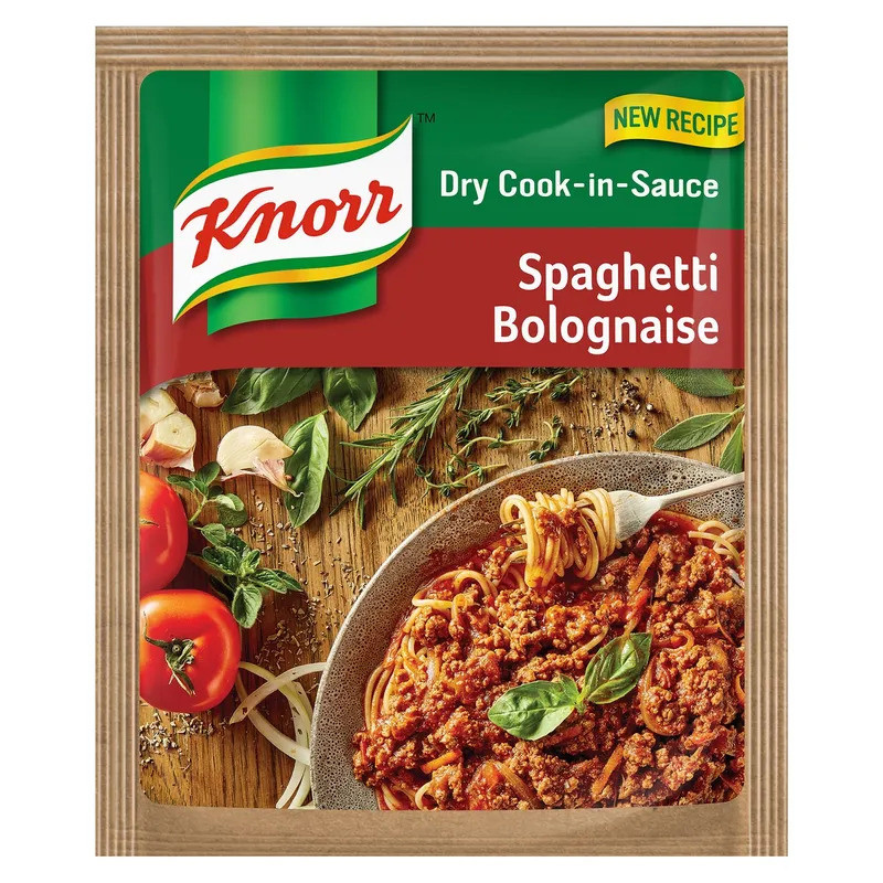 Read more about the article Knorr Spaghetti Bolognaise Dry Cook-In-Sauce