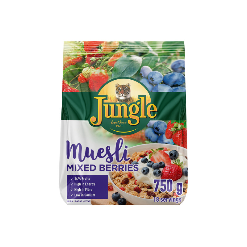 Read more about the article JUNGLE MUESLI MIXED BERRIES