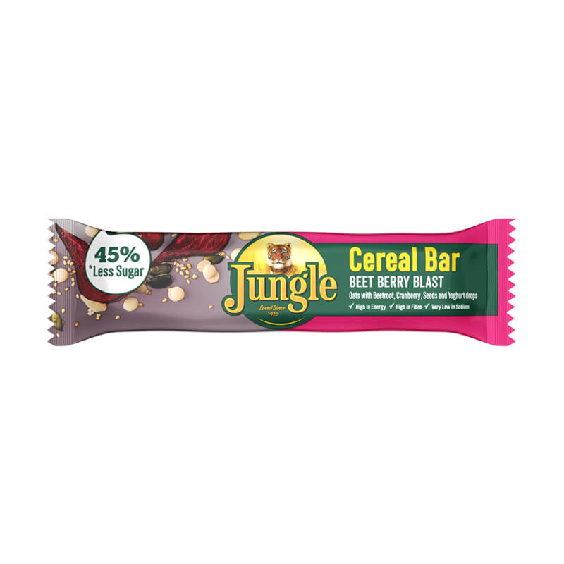 Read more about the article JUNGLE CEREAL BARS BEET BERRY BLAST