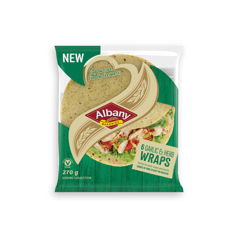 Read more about the article ALBANY GARLIC & HERB WRAPS