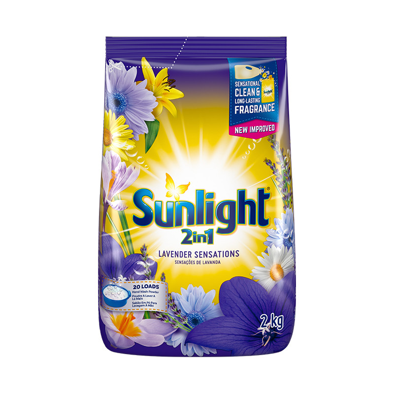 Read more about the article Sunlight 2-In-1 Lavender Sensations Hand Washing Powder (2kg)