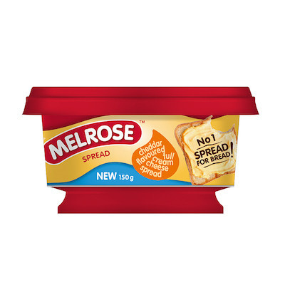 Read more about the article Melrose Cheddar Flavoured Full Cream Cheese Spread (150g)